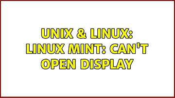 Unix & Linux: Linux Mint: Can