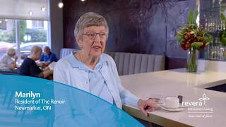 Marilyn explains how living at Revera gives her the freedom to live life her way every day.