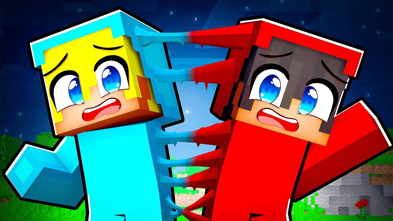 OLEK i LEON POŁĄCZYLI SIĘ w Minecraft! (STRASZNA HISTORIA)