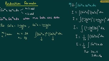 53. Reduction Formula - Integration of Sin^mx Cos^nx (Part-2)