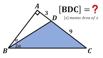 Area of triangle DBC: Can you solve it? #maths