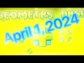 Geometry Dash On April 1, 2024