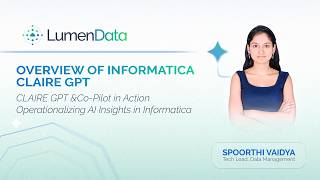 Overview of Informatica CLAIRE GPT