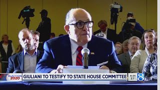 Giuliani to testify at Michigan House committee hearing