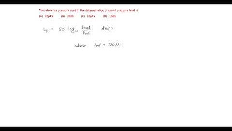 sound pressure level 01