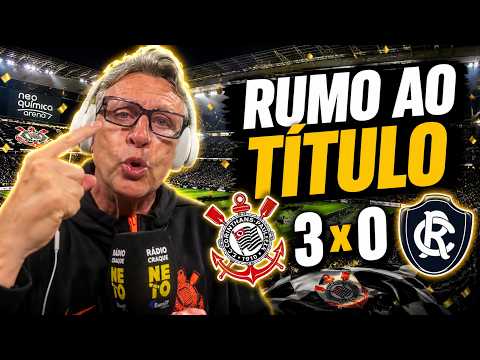 CRAQUE NETO COMENTA VITÓRIA AVASSALADORA DO TIMÃO CONTRA O REMO!