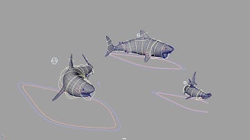 Shark Rig in maya
