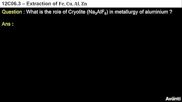 7. 12C06.3 PSV03 Extraction of Aluminium