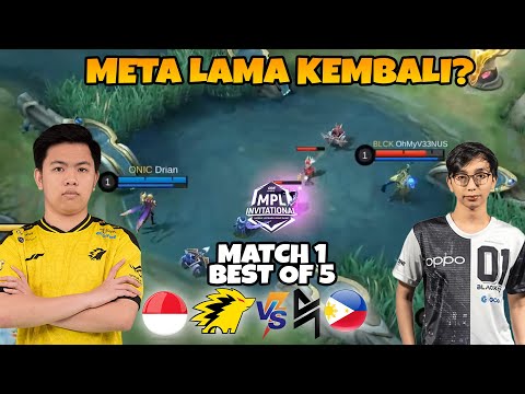 META NO MIDLANER IS BACK?? APAKAH META LAMA KEMBALI LAGI?? ONIC VS BLACKLIST PH MATCH 1