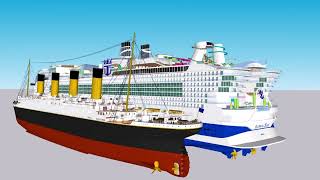 ICON OF THE SEAS VS RMS TITANIC