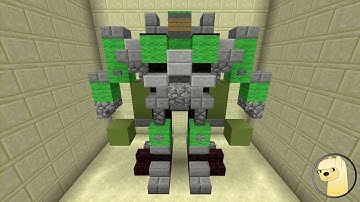 Minecraft - How To Build Transformers 4-5 Crosshairs Robot Mode!
