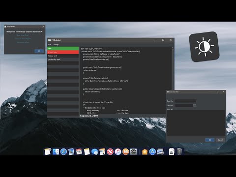 JavaFx app inspired by intellij dark mode