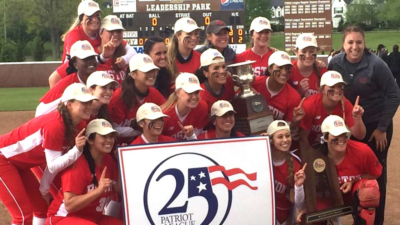 Boston U wins 2016 Patriot League Softball Championship YouTube