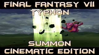 Typhon - Disintegration Final Fantasy Vii Summon Wide Screen Cinematic No Menu