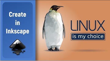 Speed Art Inkscape: Linux wallpaper using the Low Poly effect