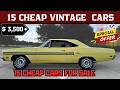 Cruise into Nostalgia: 15 Classic Cars for Sale! #carforsale #classiccars