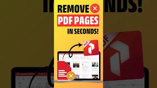 Remove PDF Pages in Seconds! | Fast & Easy Trick #removepdf #pdfeditor #pdftips