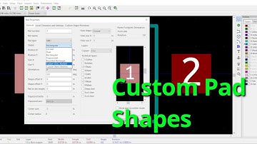 KiCad 5.0 - Custom Pad Shapes