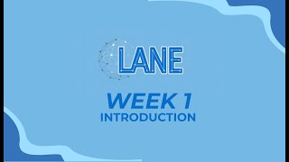 Week 1: Introduction and Basic Setup