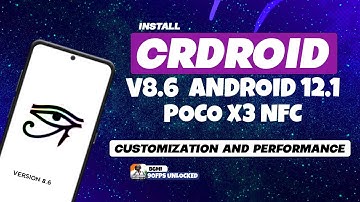 CrDroid V8.6 ANDROID 12.1 FOR POCO X3 NFC | GAMING ROM | Customization and performance #2k22