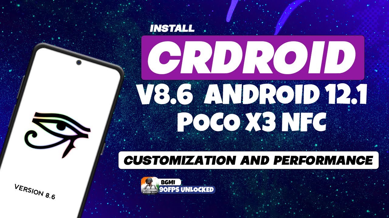 CrDroid V8.6 ANDROID 12.1 FOR POCO X3 NFC | GAMING ROM | Customization ...