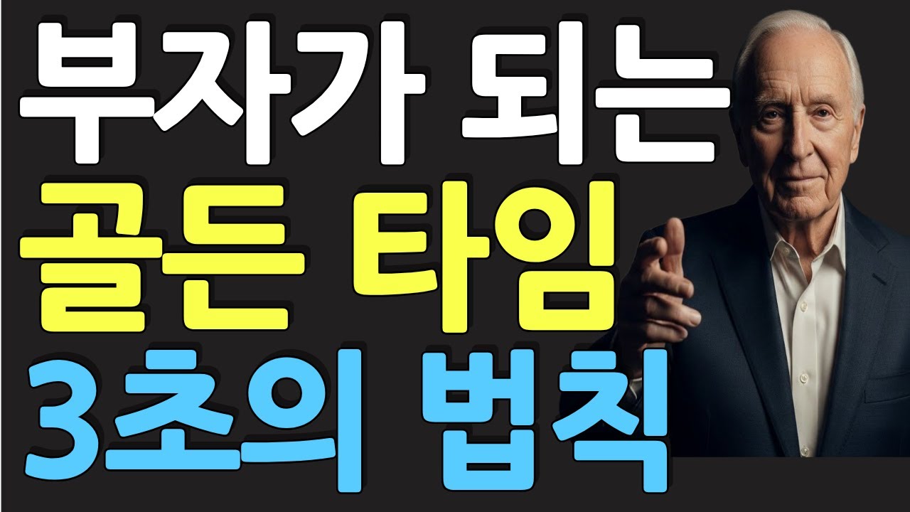 (명인 지혜) 밥 프록터 :  딱 3초입니다. 뇌가 핑계를 대기 전에 '이것'만 하면 인생이 바뀝니다. (실행력 12배 높이는 법)