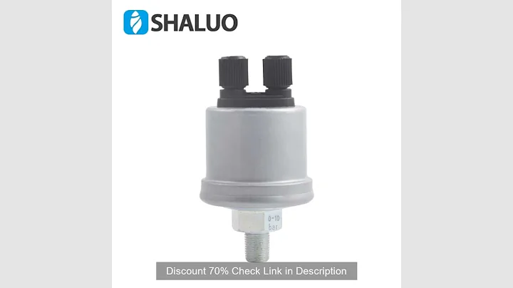 Universal 1/8NPT 0 to 10 Bar VDO Oil Pressure Sensor Switch Match With VDO Oil Pressure Gauge Diesel