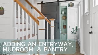ADDING AN ENTRY, MUDROOM, & PANTRY | Reconfiguring A Renovated Ranch's Layout | Kadilak Homes