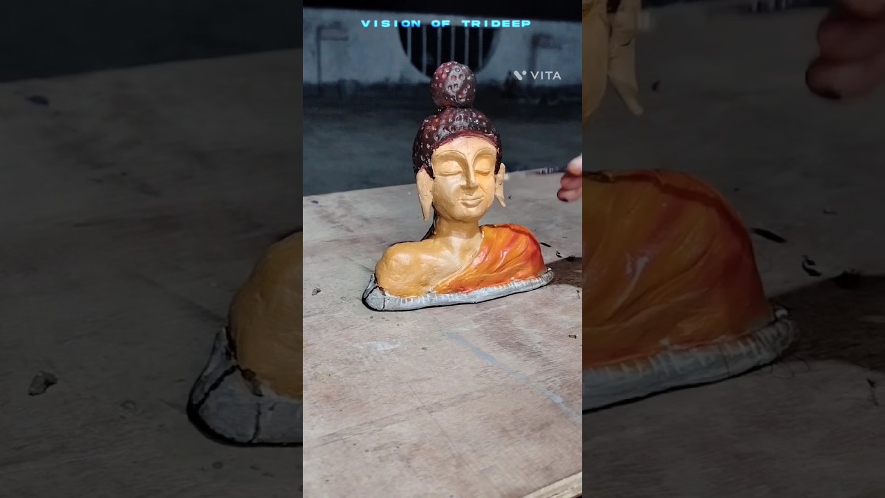 Clay craft | Part 4 | Lord Buddha making with clay | 