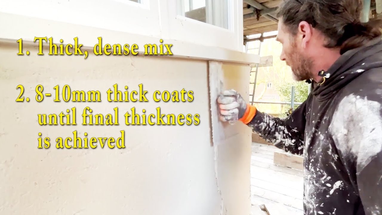 Aerogel Lime Plaster – How to Build Thickness to Meet Your U-Value Target