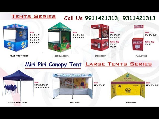 Canopy Tent for Business - No Office Needed - Buy Promotional Canopies Stalls & Kiosks - Miri Piri