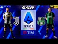 EA Sports FC 24 - Juventus Vs Sassuolo - Chiesa Rabiot | Serie A 2024 Gameplay PS5 [4K 60FPS + HDR]