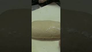 Shape the pizza dough into a square. cooking food camp cat pizza vlog mukbang загородная