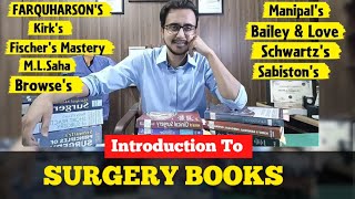 Best Surgery Books for Residents & MBBS Students | Bailey, Schwartz, Sabiston, Saha & More Explained