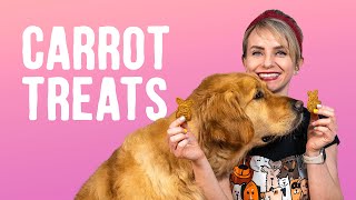 Carrot & peanut butter cookies for dogs - recipe