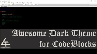 Setup Dark Theme in Code Blocks IDE  [ YOU CAN EDIT THE THEMES ] Wealth