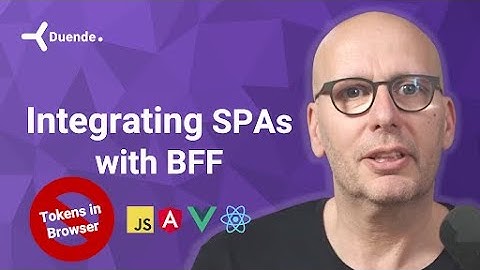 Integrating SPAs with BFF