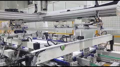 #Aluminum Frame Gangtry #solarmanufacturing #SolarModuleManufacturing