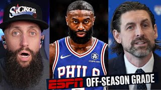 76ers Off-Season GRADE Via ESPN 🤔