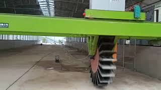 MFP's Wheel Type Compost Turner & Large Scale Composting Machine Test Running