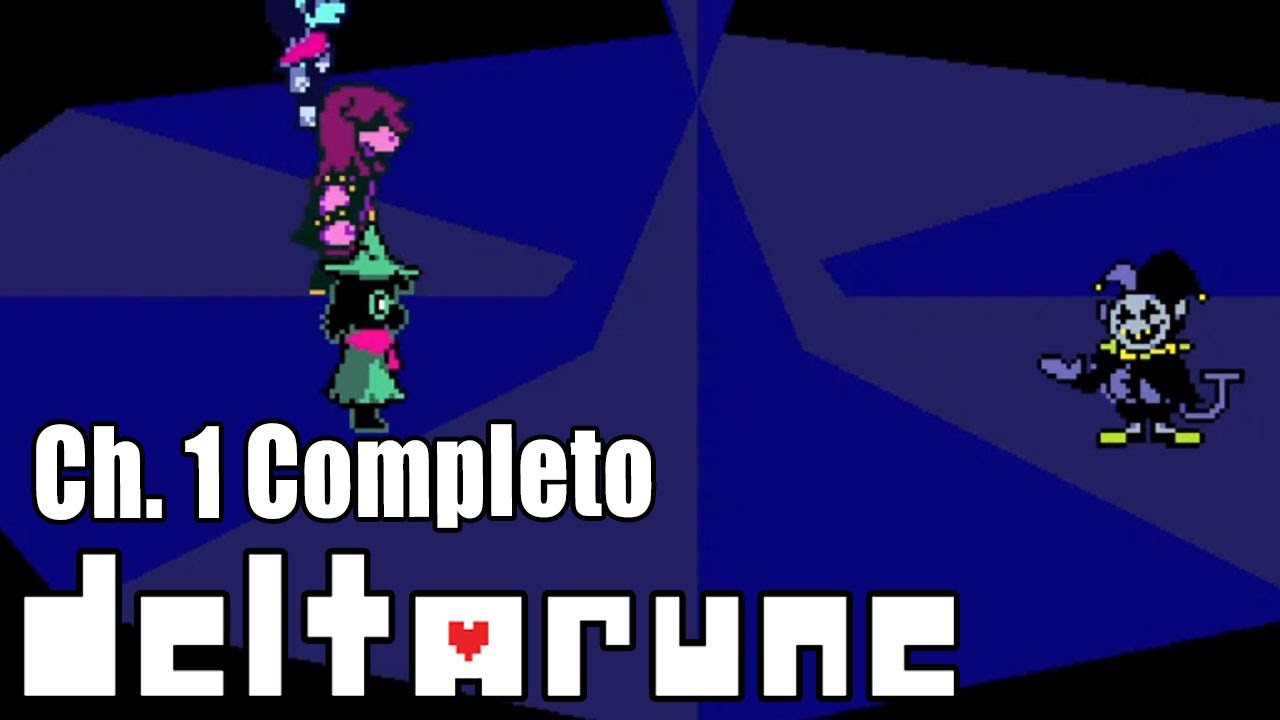 Force Jogando Deltarune Capítulo 1 COMPLETO e Enfrentando o Jevil - YouTube