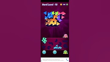 Block triangle puzzle  7 mania levels 10 - 12.      please     subscribe thank-you