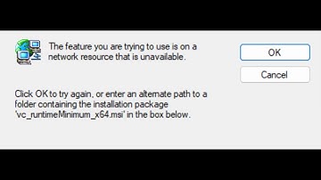 Fix Error The Feature You Are Trying To Use Is On A Network Resource That Is Unavailable