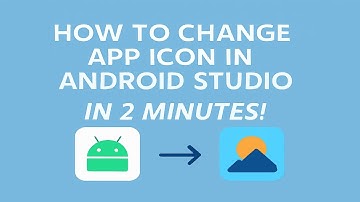 How to Change App Icon in Android Studio in 2 minutes ! 