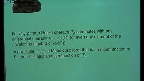 Hecke operators and quantum unique ergodicity (Manfred Einsiedler) 4-5
