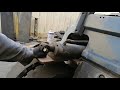 How to removed mast assembly ang counter weight toyota forklift 4.5 tons