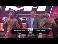 M-1 Challenge 84: Kunchenko vs Romanov weigh-in