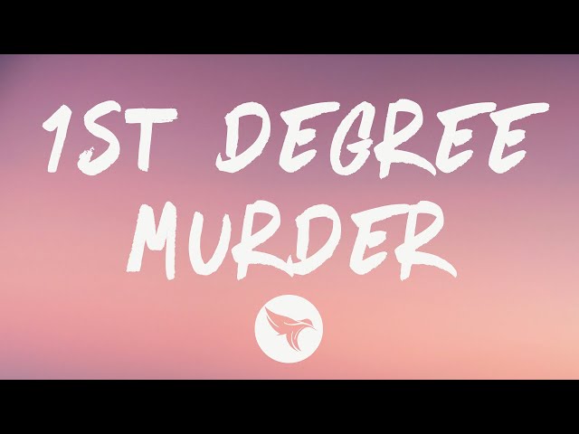 Trippie Redd - 1st Degree Murder (Lyrics) - YouTube