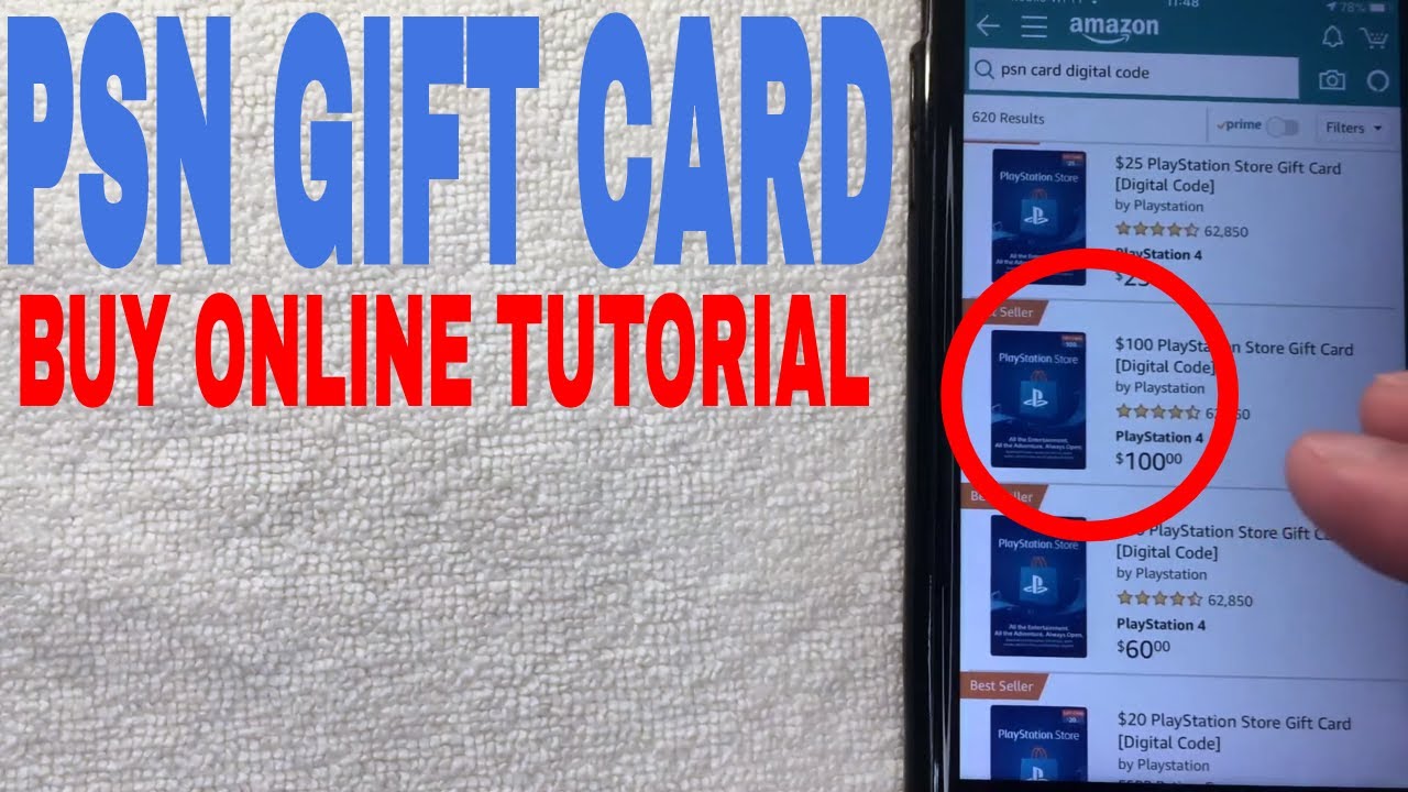 ✓ How To Buy PSN Playstation Store Gift Card Online 🔴 -