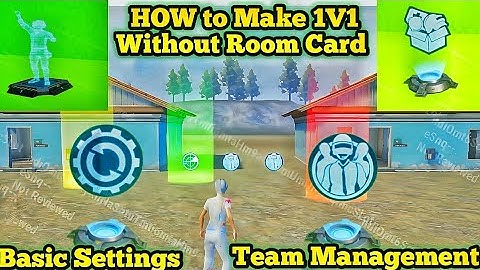 How To Make 1v1 Wow Map Without Room Card |   Use Of Team Management Device |